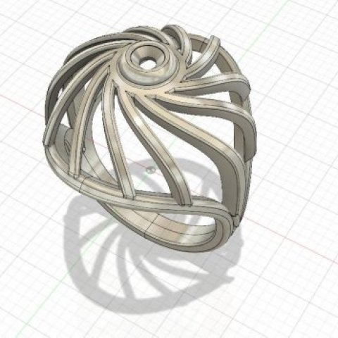 Modelo 3D do Anel Mafra Sunlight no Fusion